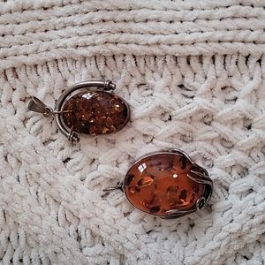 Amber Pendants